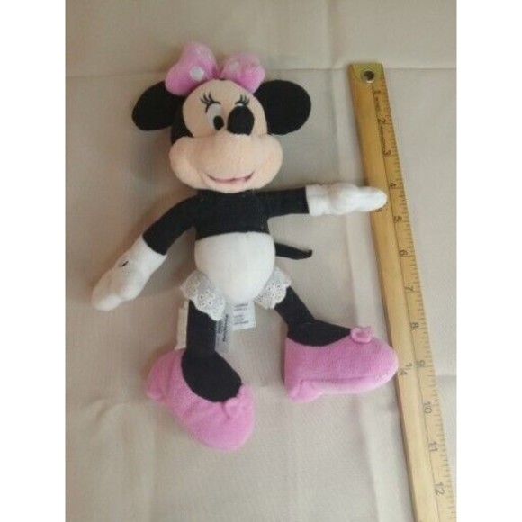 Walt Disney Just Play Minnie Mouse pink polka dot plush 10" T8 - Picture 5 of 5